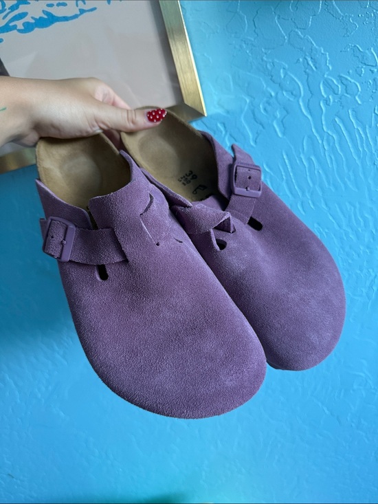 Birkenstock Shoes - Birkenstock Women’s Boston Suede Leather Mauve